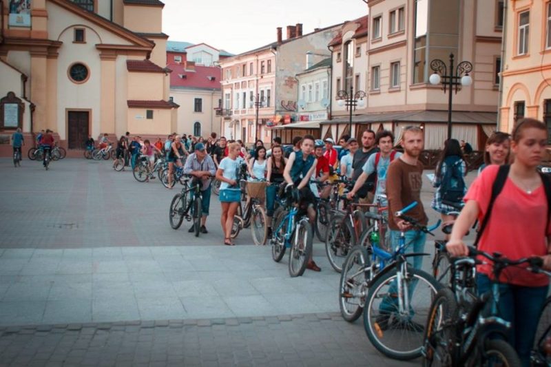 Нічна велоекскурсія відбулась у Франківську