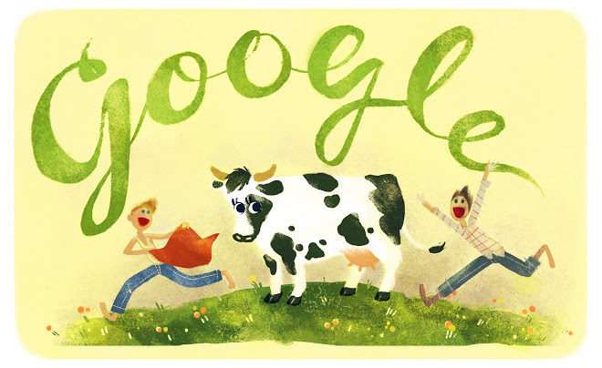 Сьогоднішній дудл Google присвячено ювілею дитячого письменника Всеволода Нестайка, автора «Тореадорів з Васюківки»