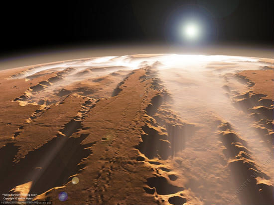 NАSА виклало відео марсіанського заходу (відео)