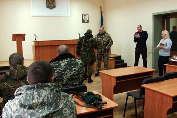 У міліції зустріли загін оперативників, які повернулися зі Сходу України