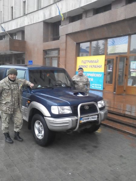 Прикарпатці відправили ще одну машину з допомогою бійцям на Схід України (ФОТО)