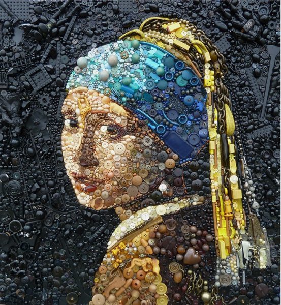 Художниця створює неймовірні портрети із знайденого сміття (ФОТО)