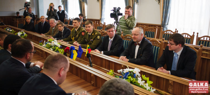 Міністр оборони Литовської Республіки пообіцяв підтримку Івано-Франківщині (ФОТО)