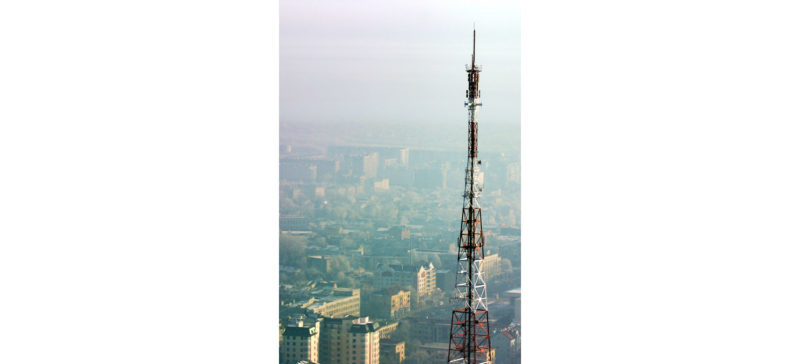 Телевізійну вежу в Івано-Франківську планують підсвітити синьо-жовтими кольорами