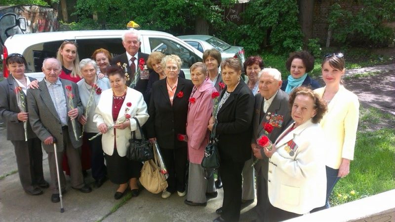 Прикарпатський “Опозиційний блок” привітав ветеранів та передав їм вітання від Халаменди (ФОТО)