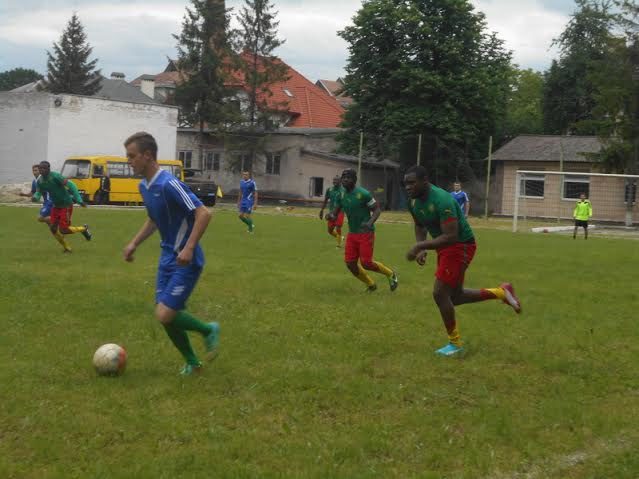 Камерунські студенти та майбутні правоохоронці  зіграли у футбол (ФОТО)