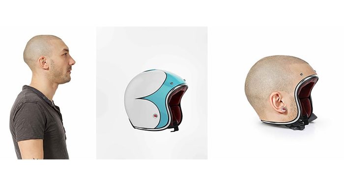 Дизайнер створив дивакуваті велосипедні шоломи у вигляді людських голів (ФОТО)