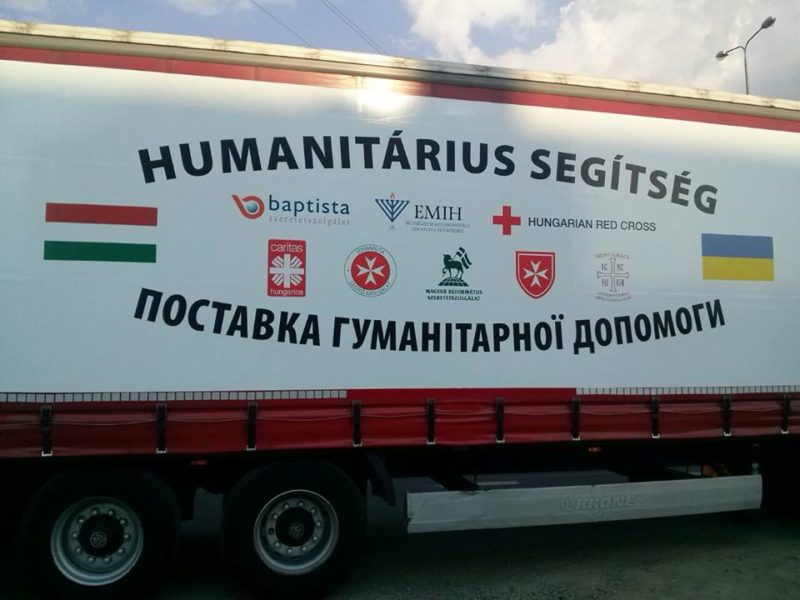Сьогодні в Івано-Франківську очікують шість вантажівок гуманітарної допомоги від Угорщини