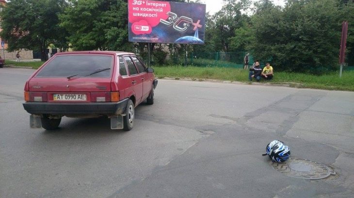 На Мазепи ВАЗ збив мотоцикл (ФОТО)