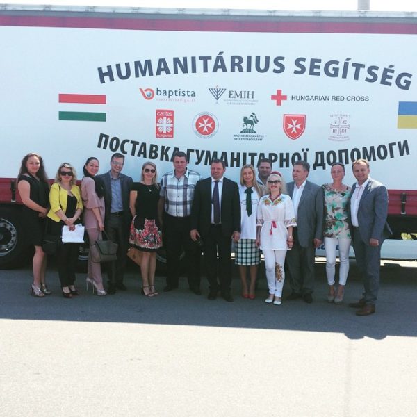 Угорський вантаж гуманітарної допомоги прибув до Івано-Франківська (ФОТОФАКТ)