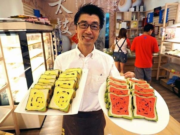 Тайванський пекар Lee Wen-fa придумав хліб у вигляді квадратних кавунів (ФОТО)