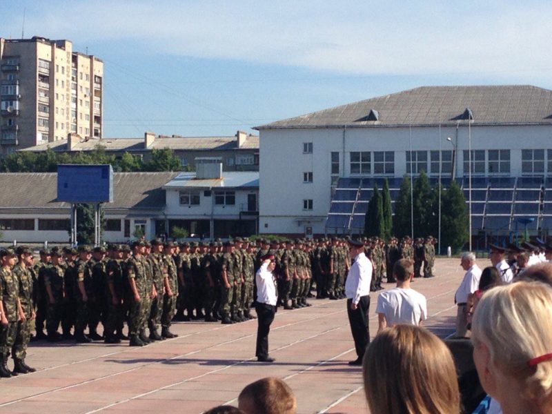 Більше трьох сотень курсантів військової кафедри ІФНТУНГ склали присягу на вірність Україні (ФОТО)