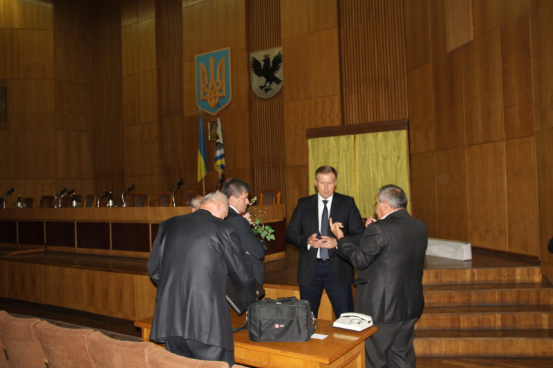Після завершення колегії Гончарук поспілкувався зі скандальним мером Болехова (ФОТОФАКТ)