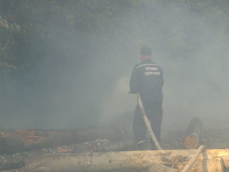 На Прикарпатті у пожежі на городі важкі травми отримала пенсіонерка