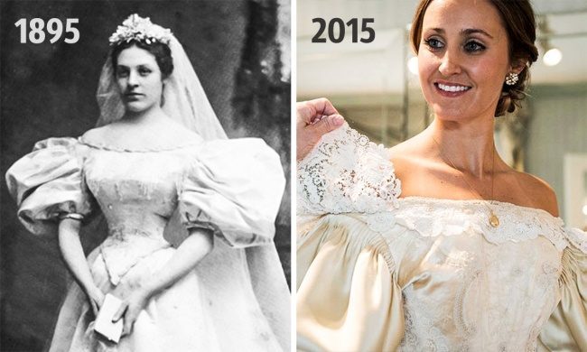 За 120 років десять родичок вінчалися в одному весільному платті (ФОТО)