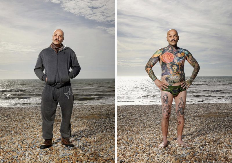 Фотограф показав як виглядають любителі татуювань без одягу (ФОТО)