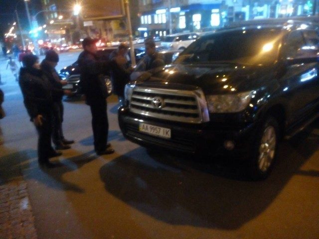 Київська поліція склала протокол на авто Віталія Кличка (ФОТО)