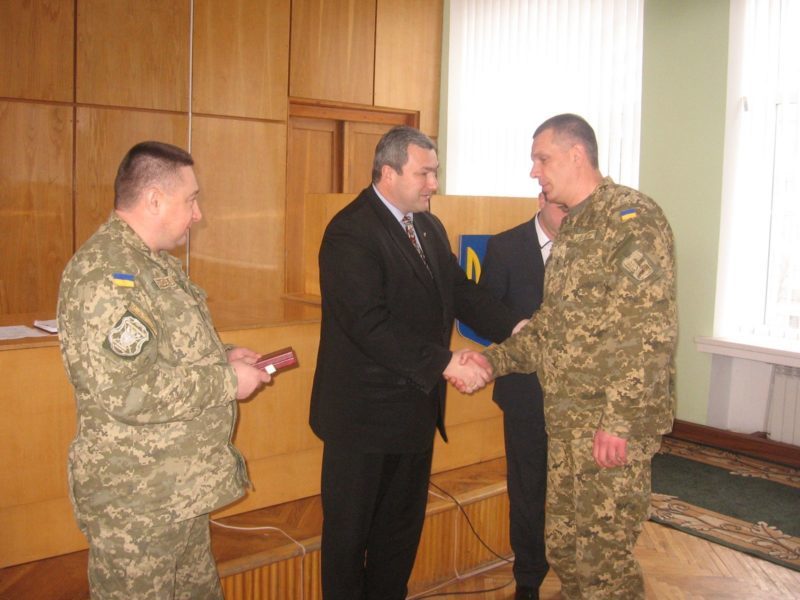 Державною нагородою відзначили військового комісара Надвірнянщини