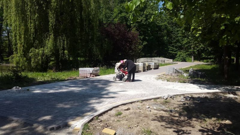 В парку Шевченка розпочався другий етап реконструкційних робіт (ФОТО)
