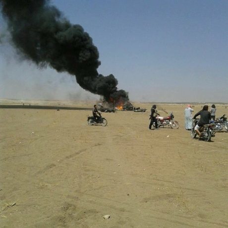 У Сирії збили військово-транспортний вертоліт РФ з 5 людьми на борту
