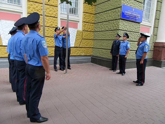 У поліції Івано-Франківщини також урочисто відзначили День державного Прапора (ФОТО)
