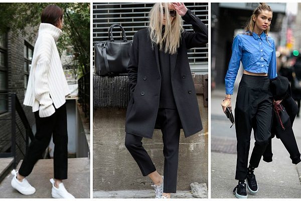 Вулична мода: 10 образів street style з чорними брюками (ФОТО)