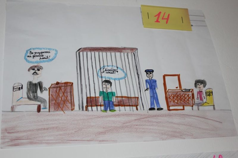 Коломийські дітлахи показали, як уявляють правосуддя (ФОТО)