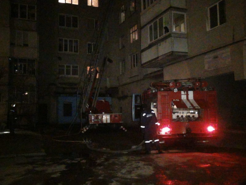 У франківській багатоповерхівці трапилася пожежа (ФОТО)