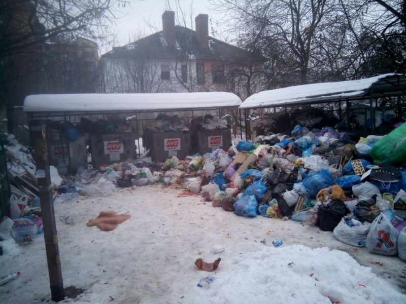 Один з мікрорайонів Львова потопає у смітті (ФОТОФАКТ)