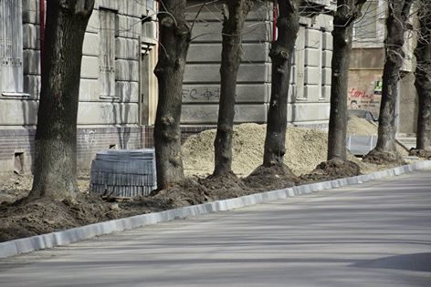 У Франківську триває ремонт вулиці Грюнвальдської (ФОТО)