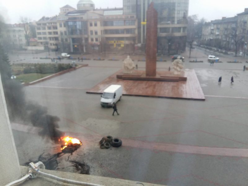 Прикарпатський штаб визволення учасників блокади ОРДЛО оголосив вимоги до влади (ФОТО)