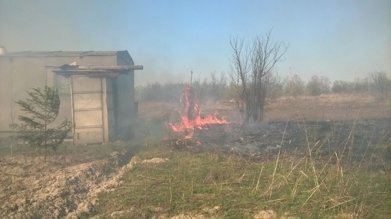 На Косівщині на місці спалювання сухої трави знайшли тіло людини