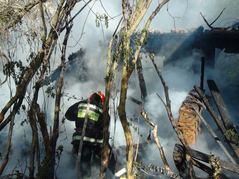 На Прикарпатті у квітковому павільйоні та господарському комплексі трапилася пожежа