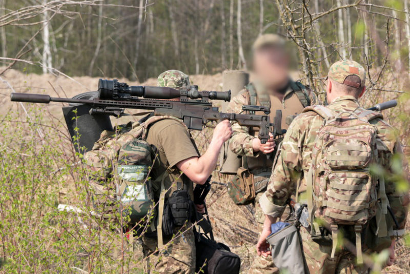 Як українські снайпери тренувалися на полігоні у Лисці (ФОТО)