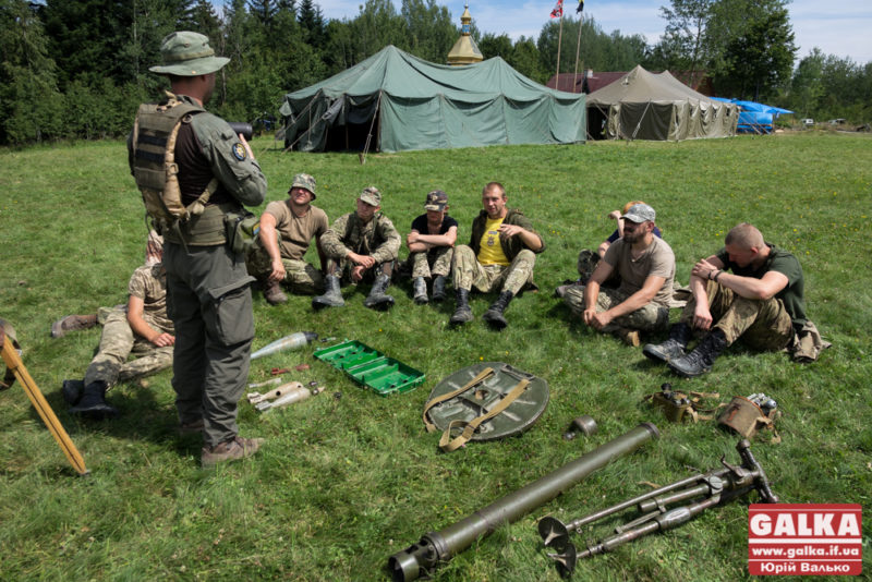 На Прикарпатті триває Всеукраїнський військовий вишкіл «Карпатський легіон» (ВІДЕО)