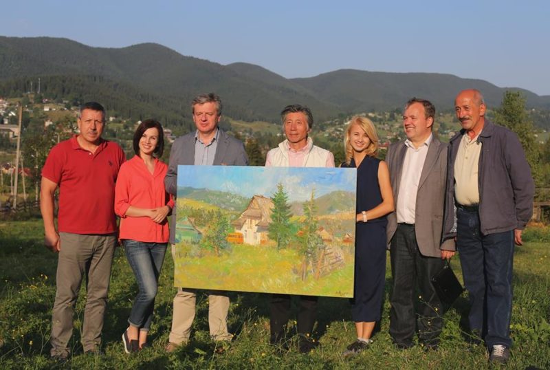 Прикарпаття відвідала делегація китайських художників (ФОТО)