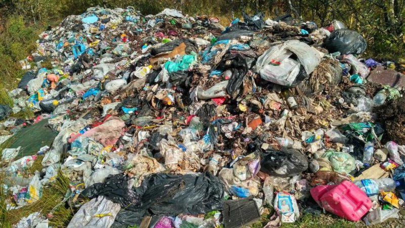 Із села на Долинщині за три тижні не вивезли львівське сміття (ФОТО)