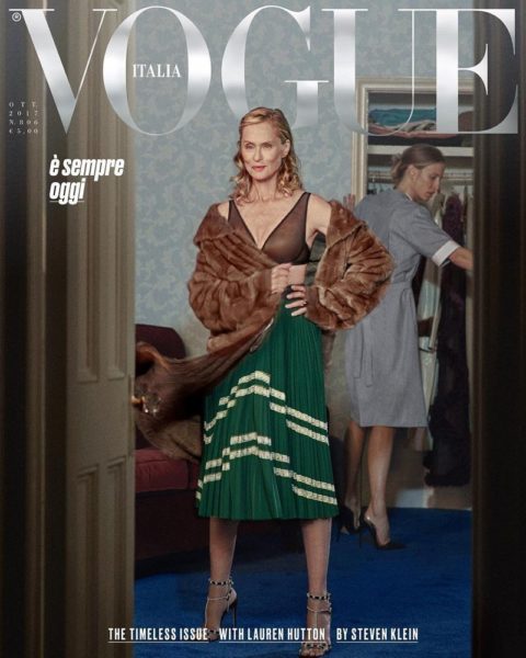 73-річна модель стала найстаршою героїнею обкладинки Vogue (ФОТО)