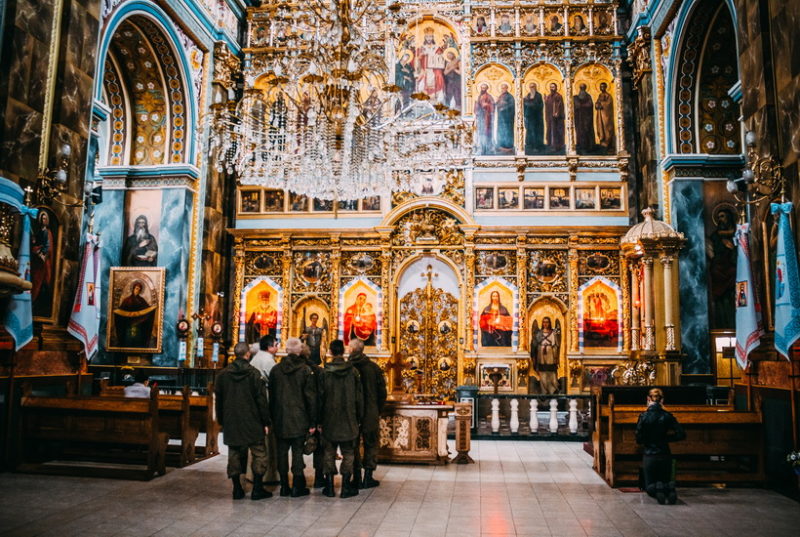Франківські гвардійці молились за мир в Україні (ФОТО)