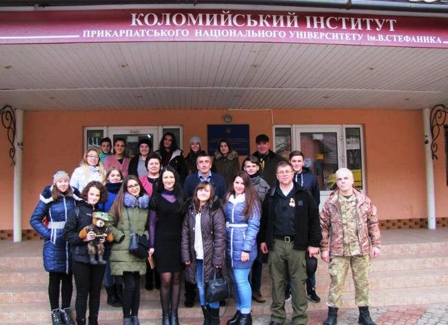 Капелани провели зі студентами Прикарпаття урок із історії України (ФОТО)
