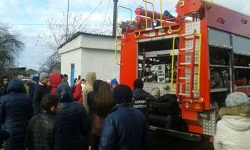 На Рожнятівщині рятувальники провели навчання населення правил безпеки