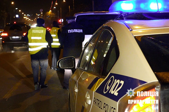 За три дні на Прикарпатті поліціянти спіймали 60 п’яних водіїв (ФОТО)