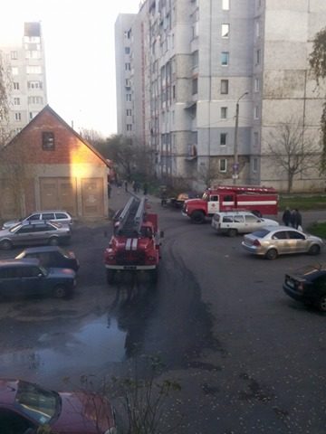 Ще одна ліфтова шахта запалала в Івано-Франківську (ФОТОФАКТ)