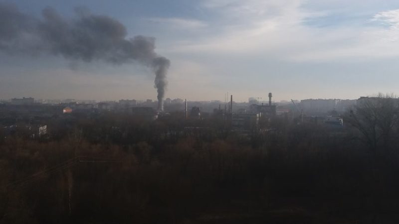 На вулиці Макогона в Івано-Франківську трапилася пожежа (ФОТО)