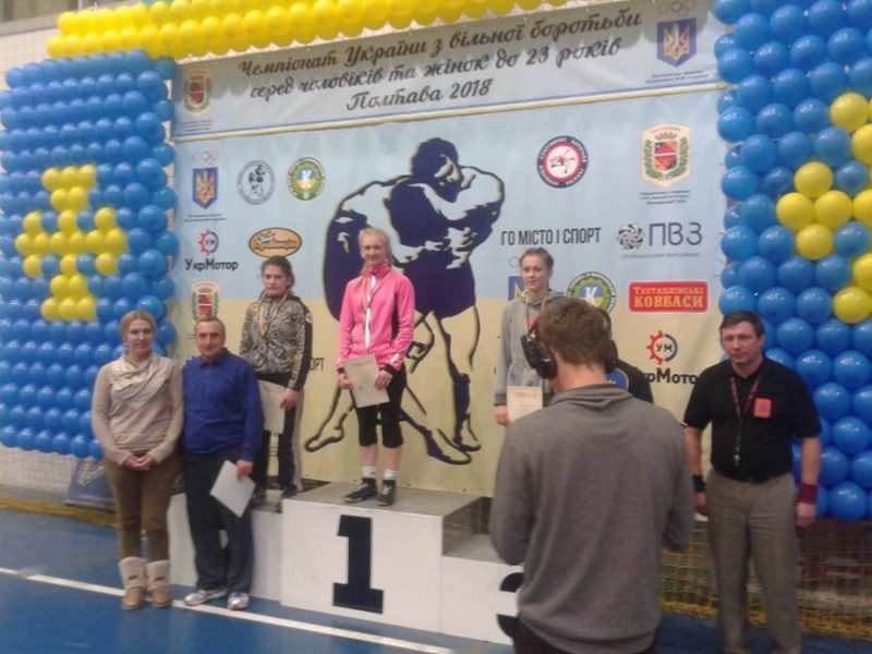 Калушанка стала чемпіонкою України з вільної боротьби