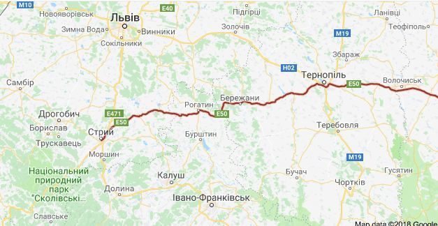 В уряді планують відремонтувати дорогу від Рогатина до Тернополя