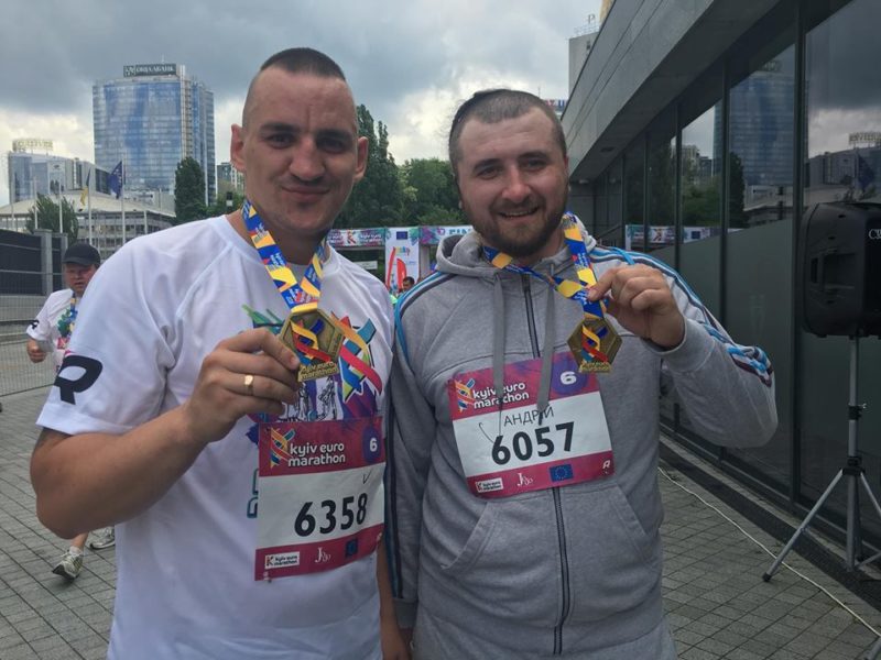 Kyiv Euro Marathon: франківські поліціянти пробіглися вулицями столиці (ФОТО)