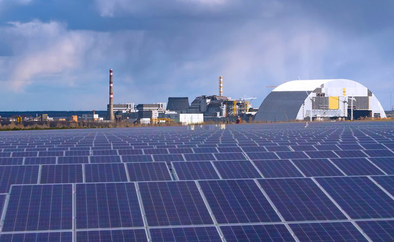У Чорнобилі запрацювала сонячна електростанція