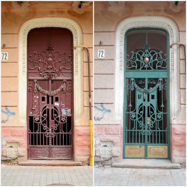 Чергові старовинні двері відреставрували у Франківську (ФОТО)