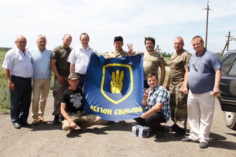 Руслан Марцінків в зоні проведення ООС передав бійцям гуманітарну допомогу (ФОТО)